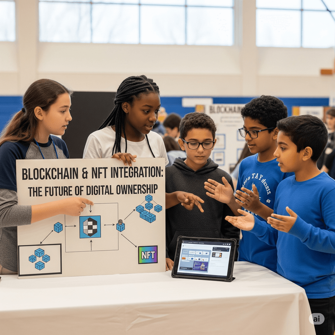 🔒 Blockchain & NFT Integration